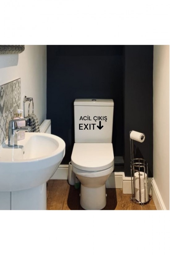 Exıt Klozet Sticker
