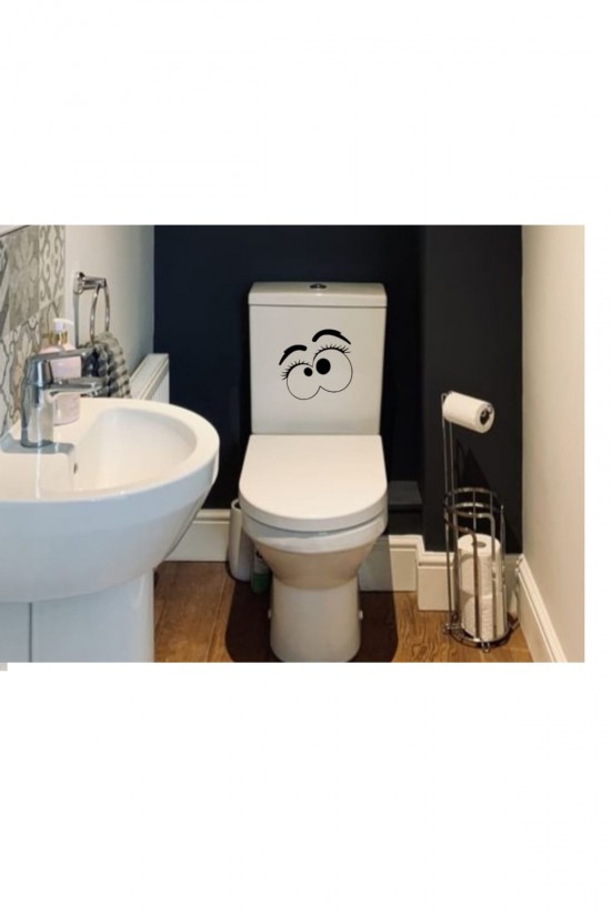 Şaş Klozet Sticker