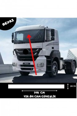 Tır - Kamyon Maşallah güneşlik sticker Scania traktör