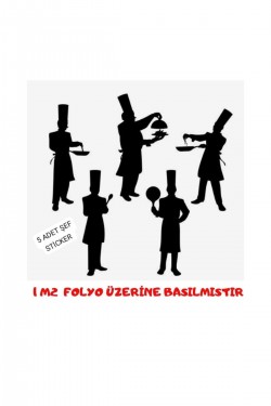 Toplu Şef Yemek Mutfak Sticker