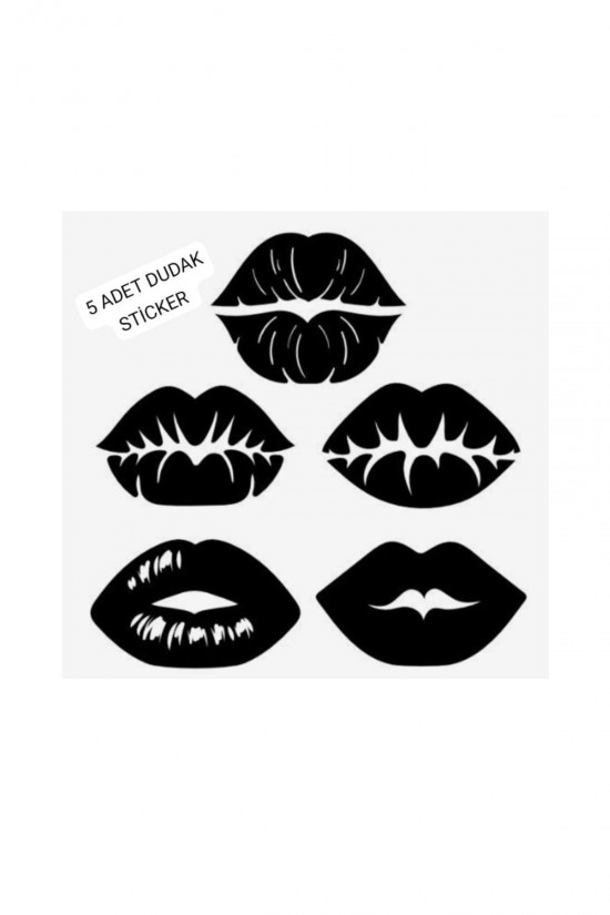 5 Li Set Dudak Işyeri Kuaför Makyaj Göz Yüz Sticker 5 Li Set Dudak Işyeri Kuaför Makyaj Göz Yüz Sticker