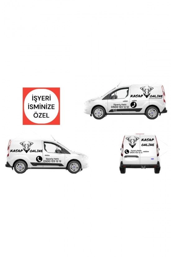 KASAP DÜKKANI İŞYERİ STİCKER REKLAM SET CAM ARABA DUVAR KASAP DÜKKANI İŞYERİ STİCKER REKLAM SET CAM ARABA DUVAR