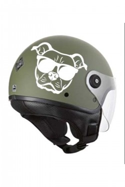 Motosiklet amerikan pitbull köpek kask sticker motor Yamaha YBR venom