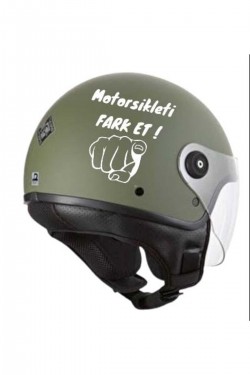 Motorsikleti fark et kask sticker motor Yamaha