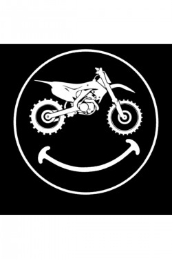 Gülen motorsiklet sticker Yamaha drift turbo araç