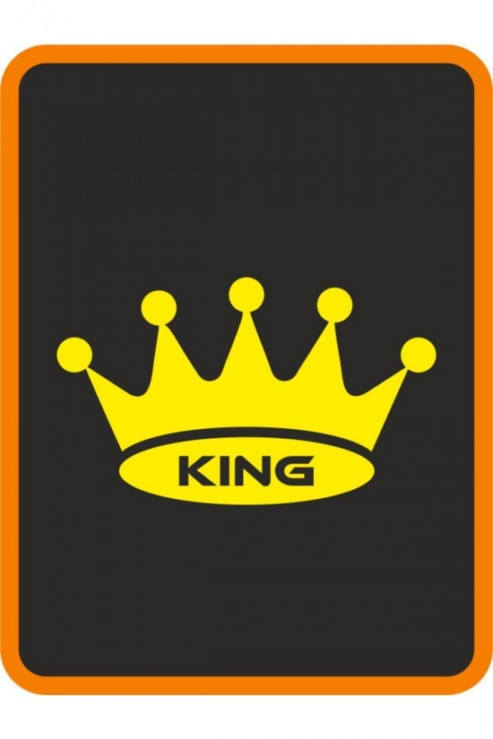 King - Kral Oto Sticker Motor Sticker 25x15 Cm