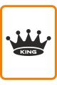 King - Kral Oto Sticker Motor Sticker 25x15 Cm